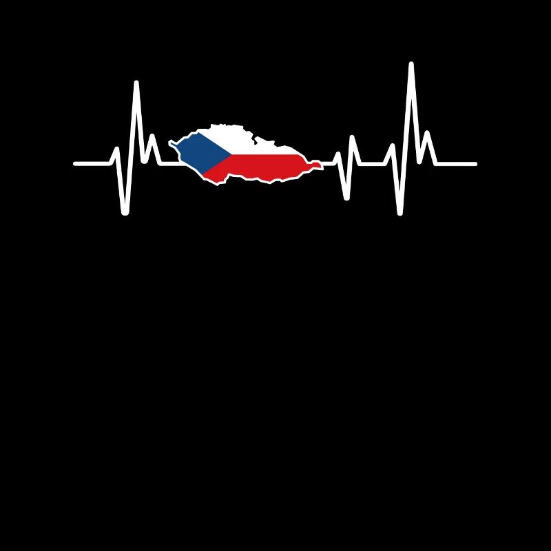Heartbeat Design Drapeau tchèque