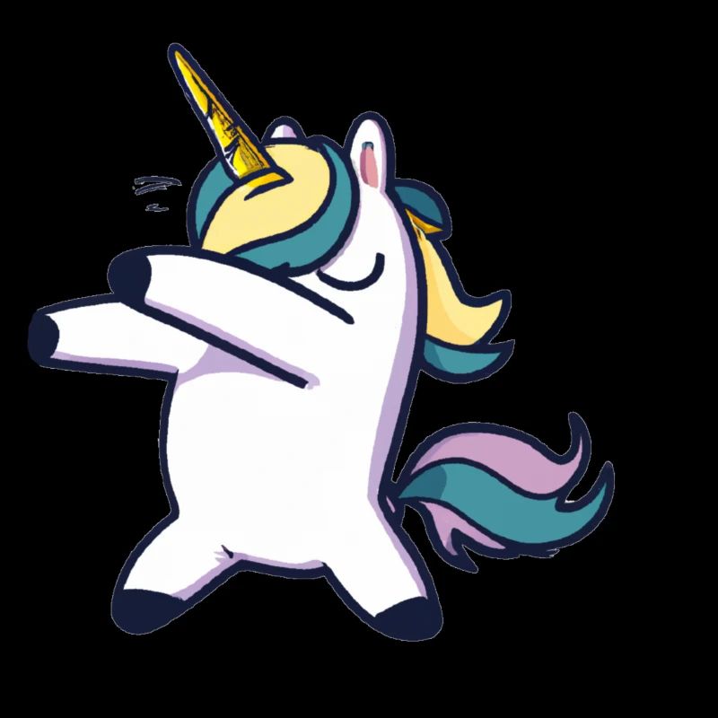 Dabbing Unicorn dabbendes Einhorn Dab Geschenkidee