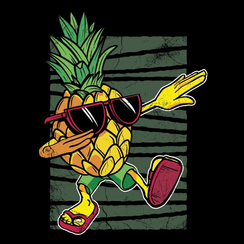Dabbing Pineapple Sunglasses Design For The