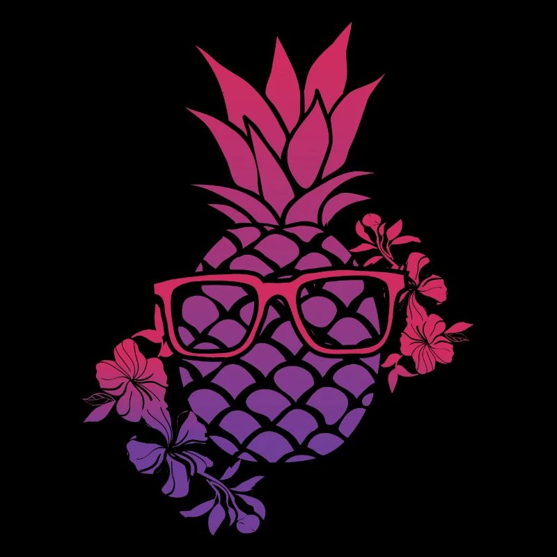 Pineapple Flower Sunglasses Design For Beach