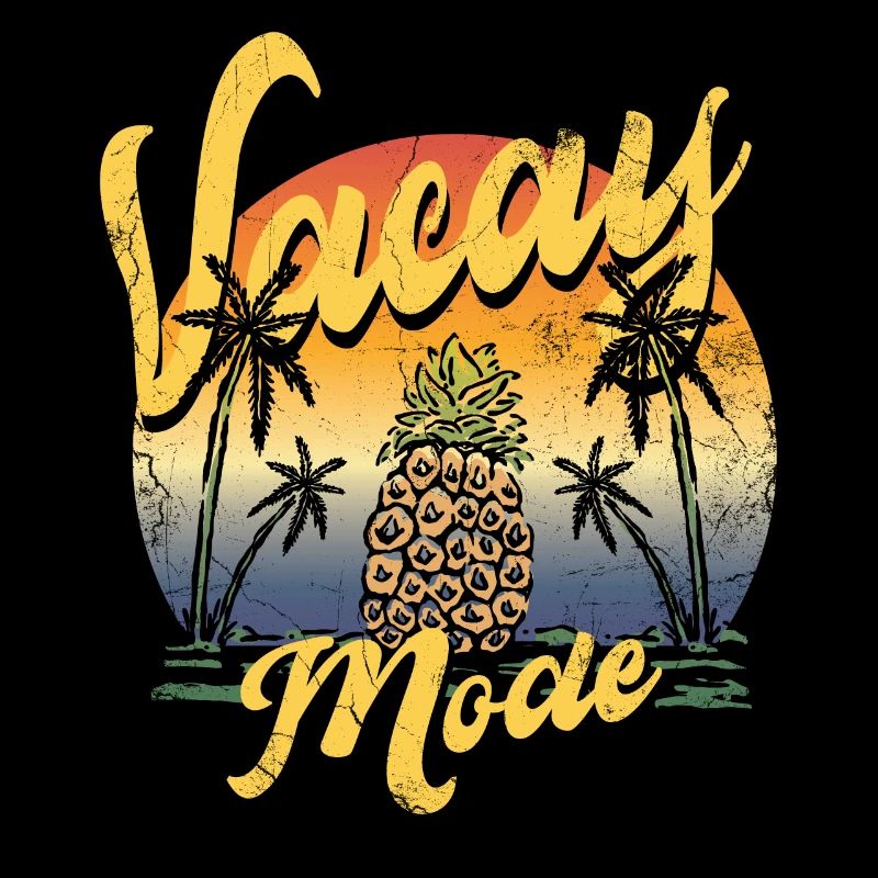Vacay-modus pineapple pine design For beach
