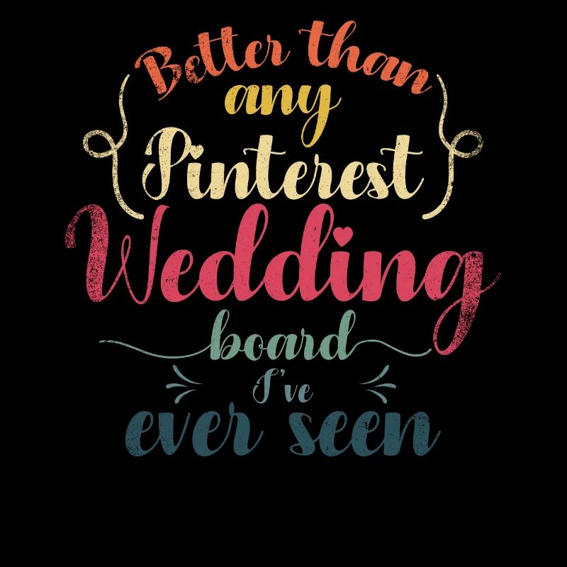 Mieux que n’importe quel tableau de mariage Pinterest I