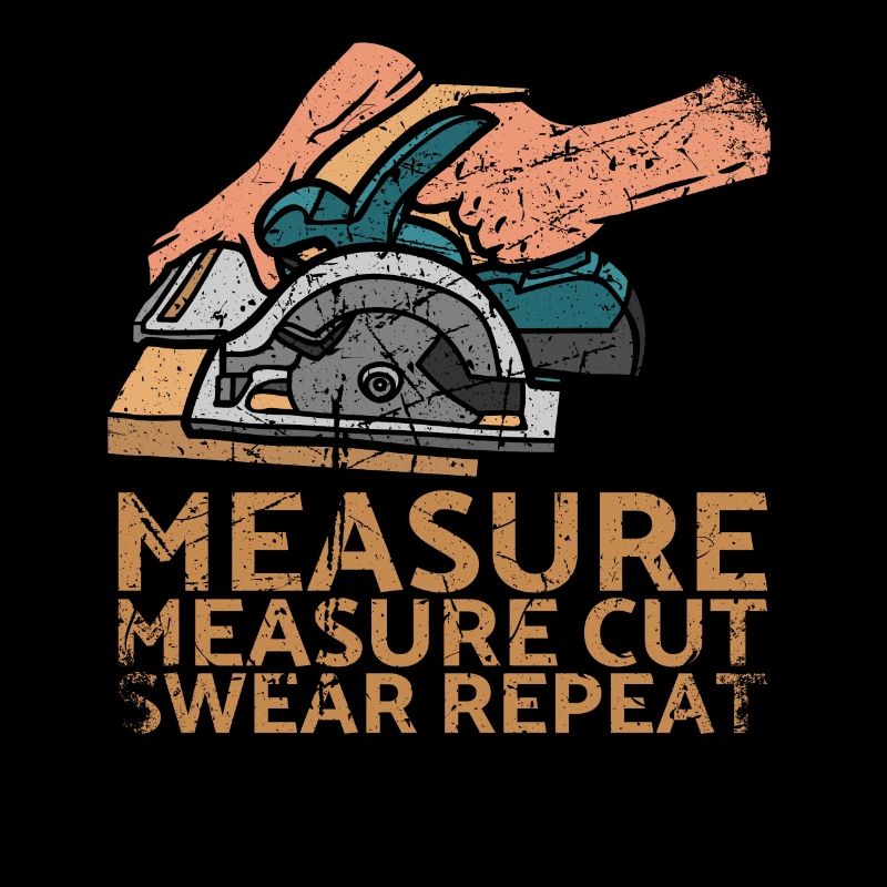 Mesure Mesure Coupe Jurer Répéter pour les charpentiers