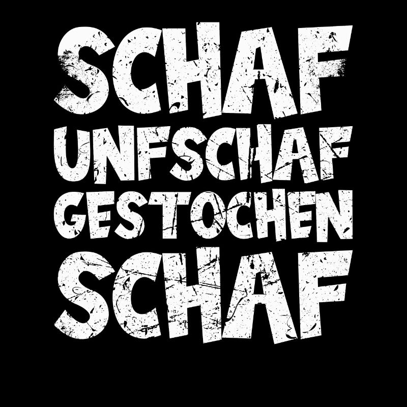 Schaf, Unschaf, Gestochen Schaf, Wortspiel