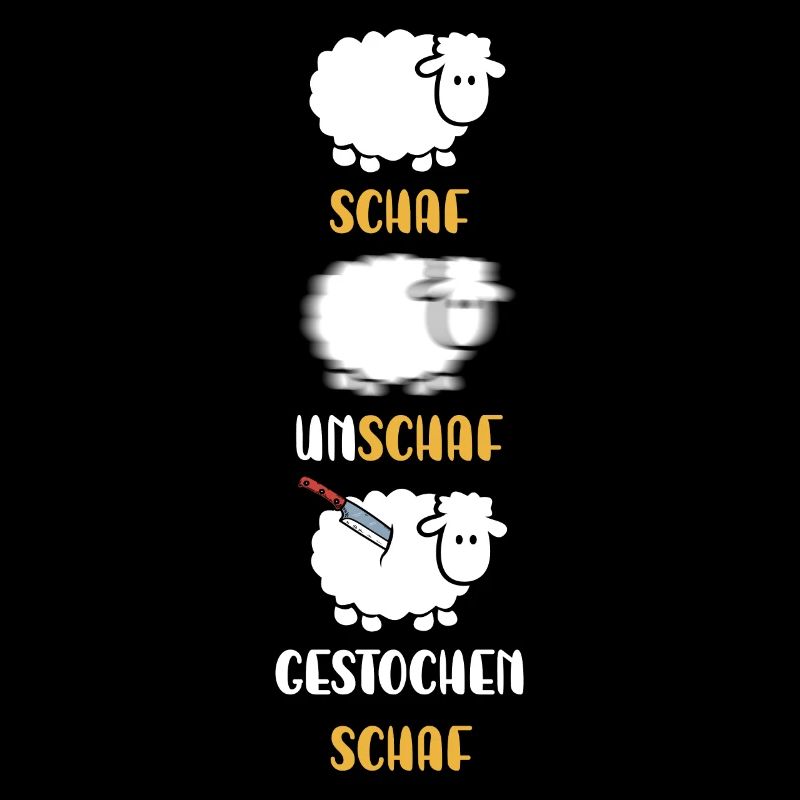Schaf, Unschaf, Gestochen Schaf, Wortspiel