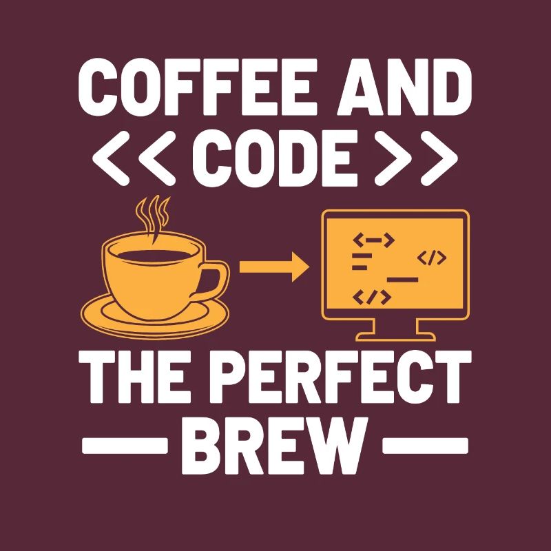 Kaffee-Codierung Programmierer Programmierer Entwickler Nerd Coff