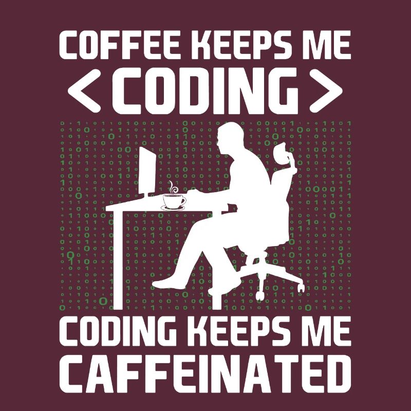 Kaffee-Codierung Programmierer Programmierer Entwickler Nerd Coff