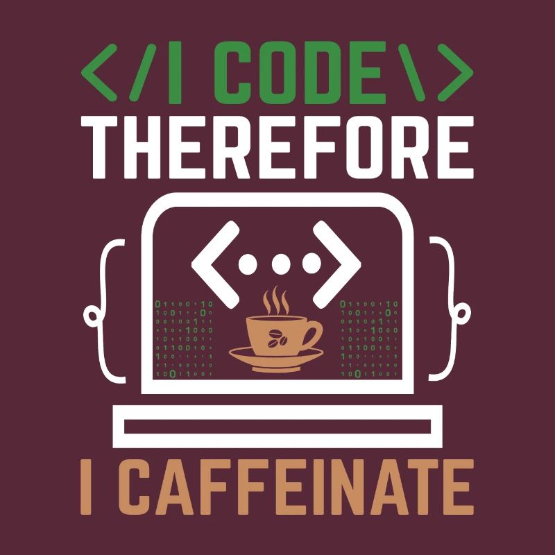 Kaffee-Codierung Programmierer Programmierer Entwickler Nerd Coff