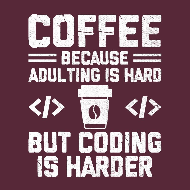 Kaffee-Codierung Programmierer Programmierer Entwickler Nerd Coff