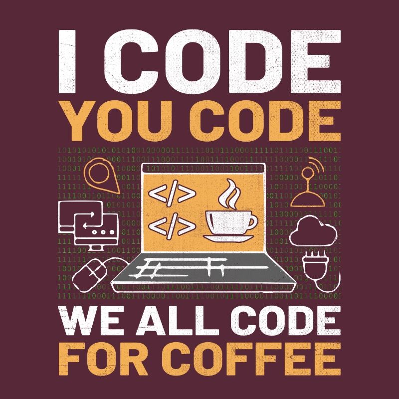 Coffee Coding Programmer Coder Developer Nerd Coff