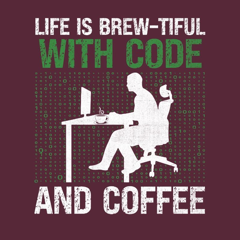 Kaffee-Codierung Programmierer Programmierer Entwickler Nerd Coff