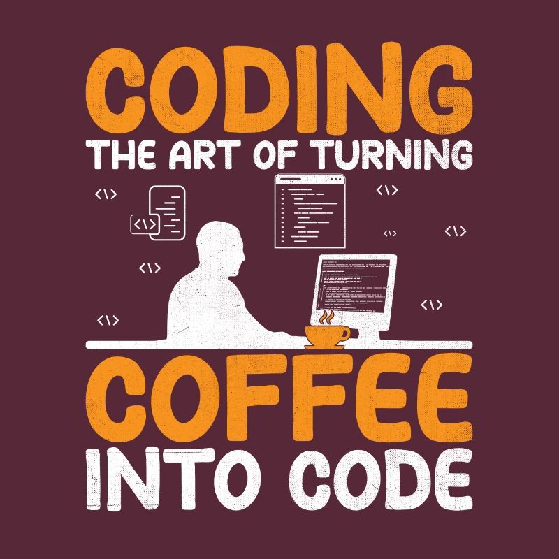 Coffee Coding Programmer Coder Developer Nerd Coff