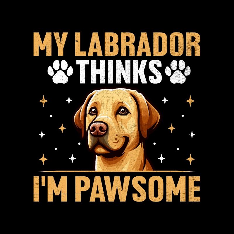 Mon labrador pense que je suis Pawsome Lab Retriever Labra