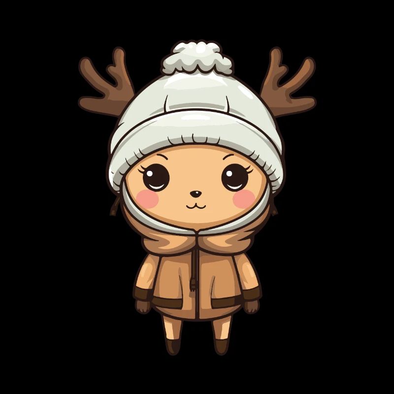 Deer Winter Comic