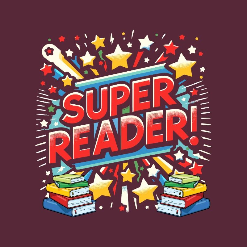 Super Reader Book Reading Books Bookworm