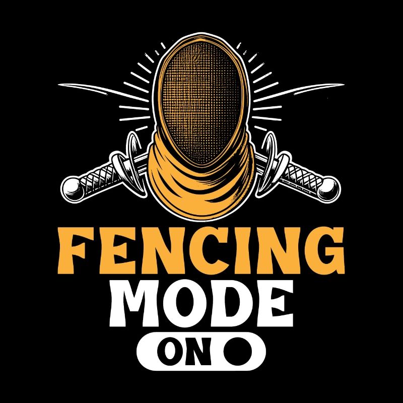 Fencing Mode On Fence Sword Epee Fencer Athlete