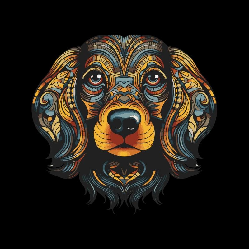 Teckel Chien Portrait Teckel