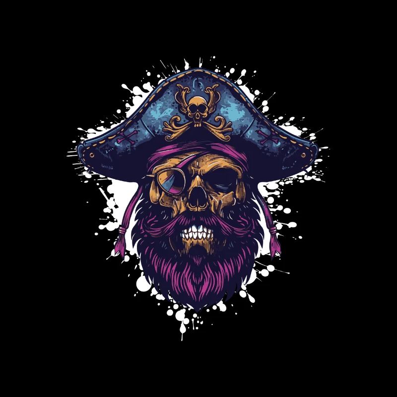 Capitaine Crâne de pirate