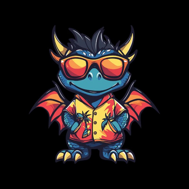 Dragon Funny Summer