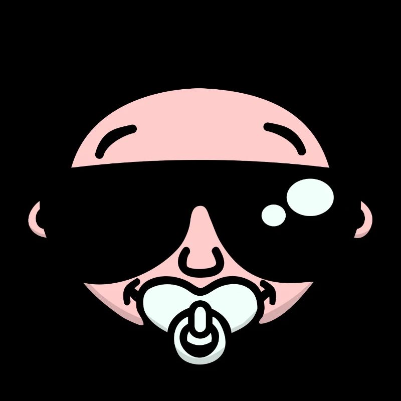 Cool bébé avec lunettes de soleil (couleur)