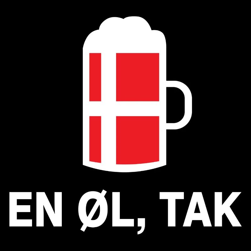 En øl tak North Denmark gift saying