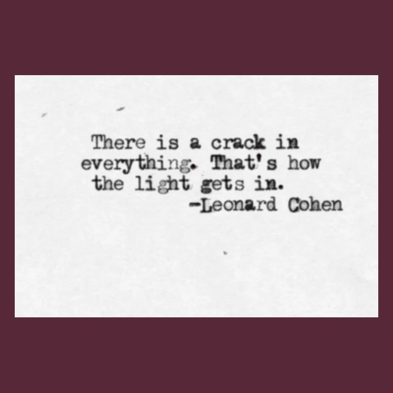 Quotedesign - Leonard Cohen