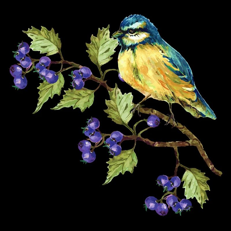 Bunter Vogel