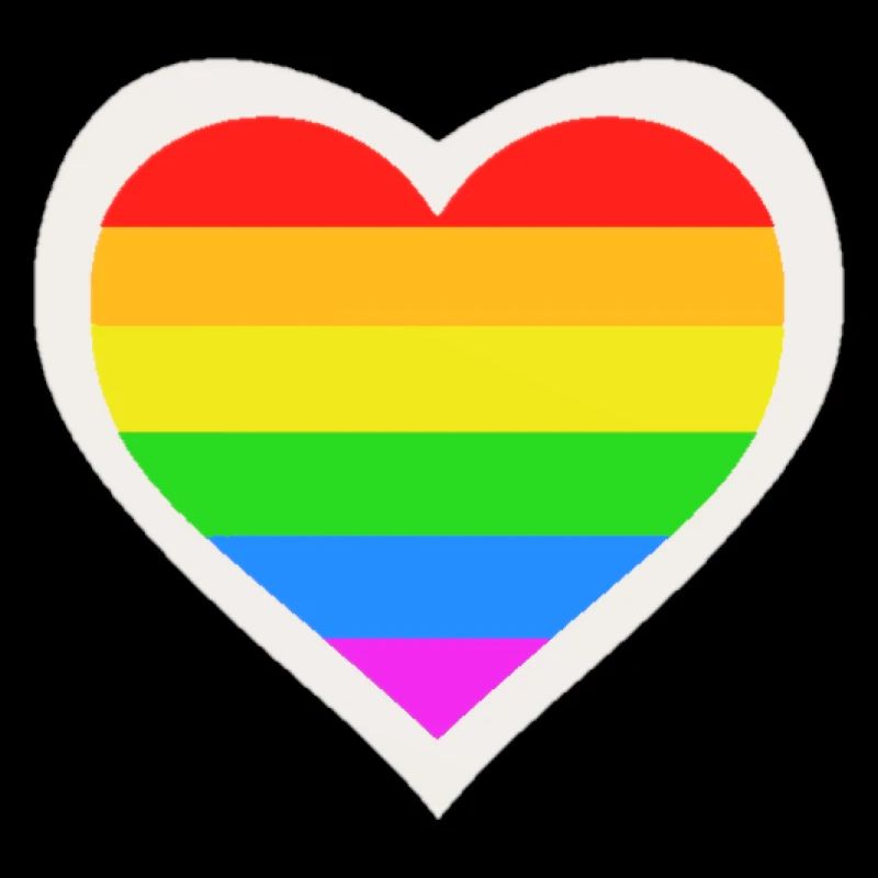 LGBT Queer Regenbogen Herz