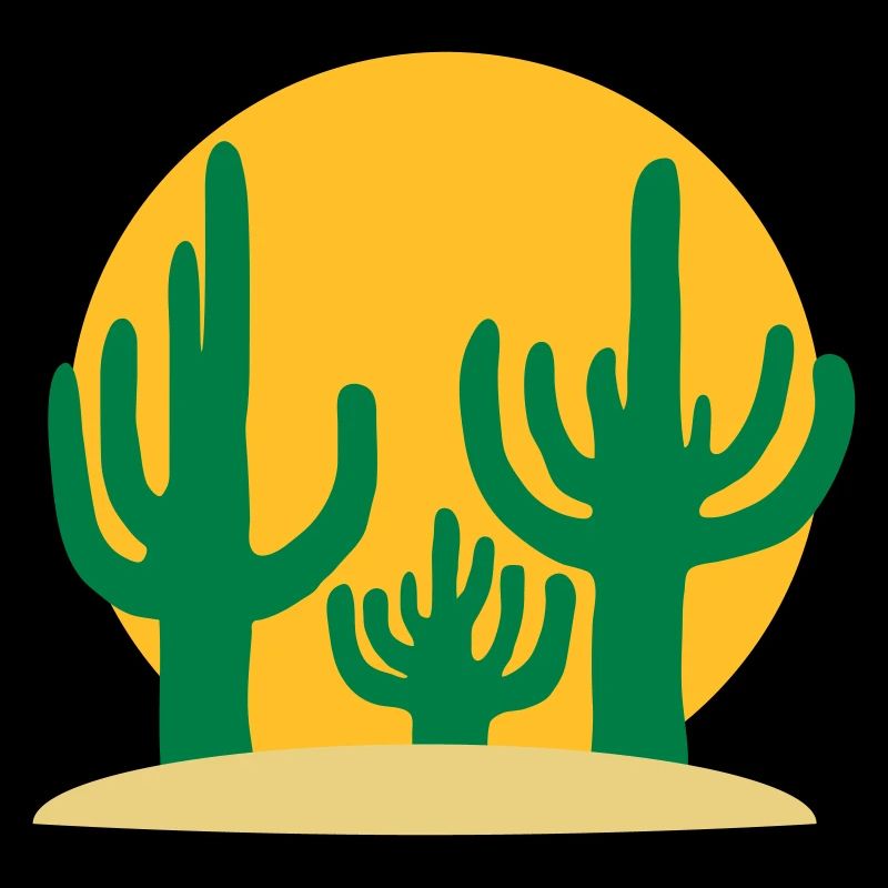 Soleil 3 Cactus Désert