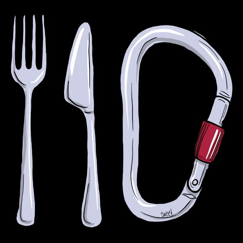 Fork Knife Carabiner