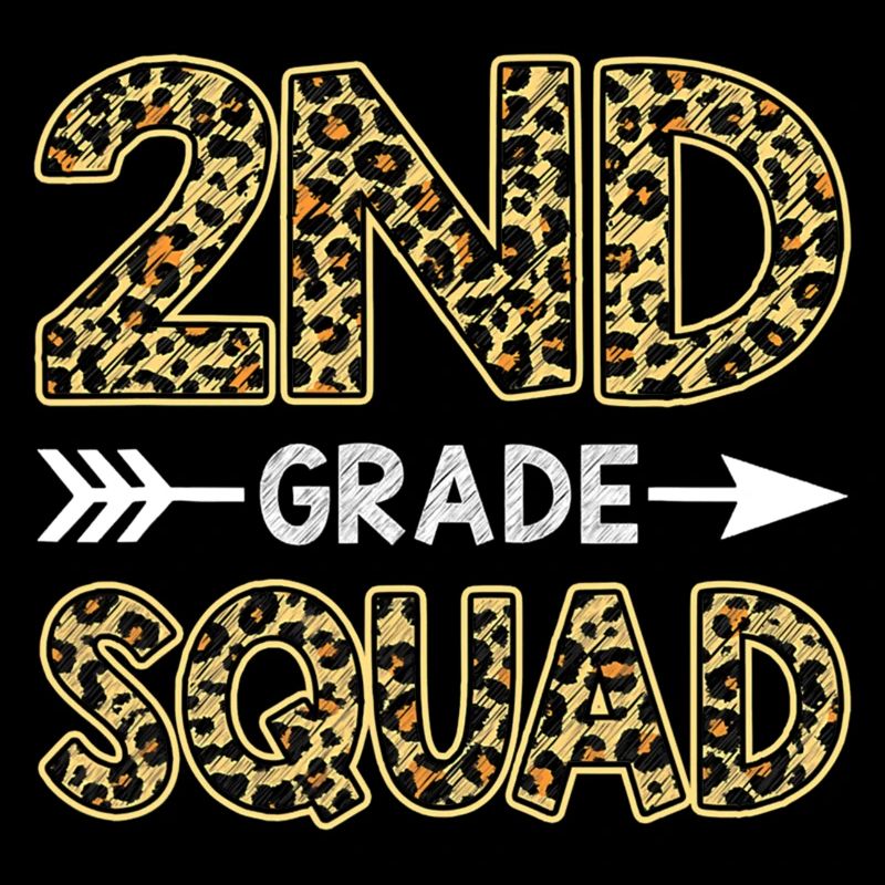 2Nd Grade Squad Leopard Second Grade Teacher Stud