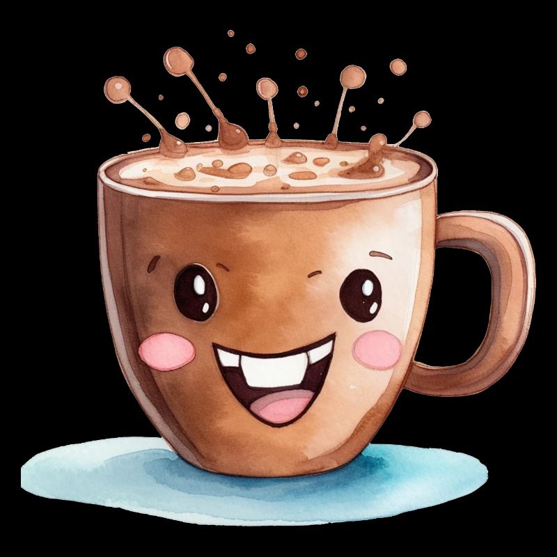 Dessin à l’aquarelle de cacao