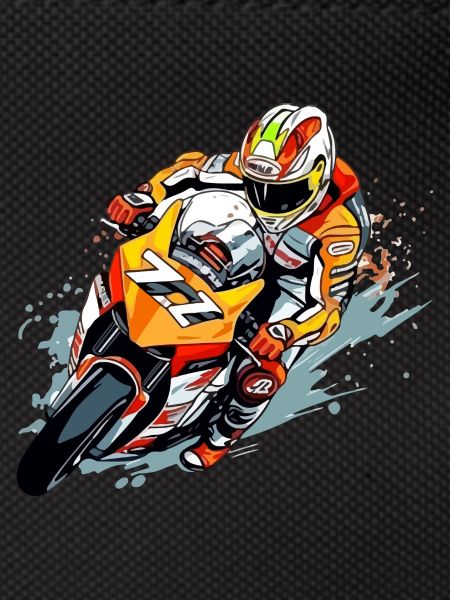 Racing motorcycle n°77