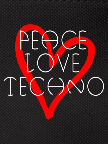 Love heart techno quote