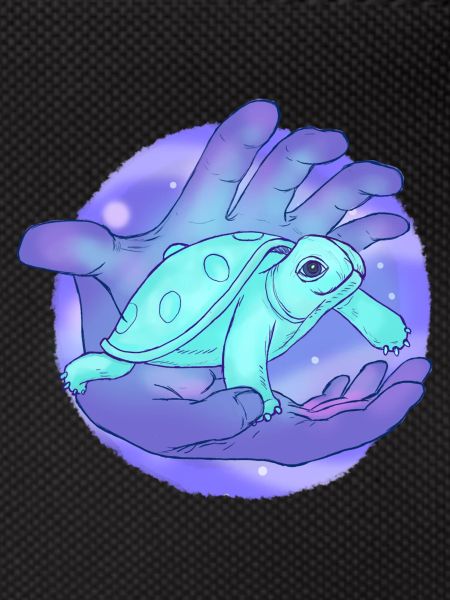 Cute Handpan Turtle