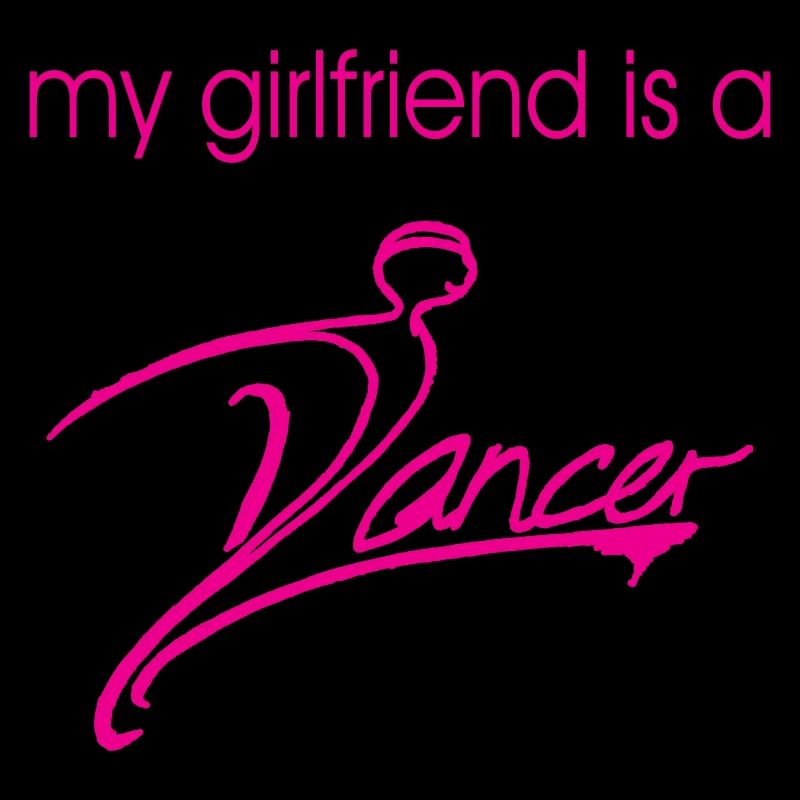 Ma copine est danseuse - rose