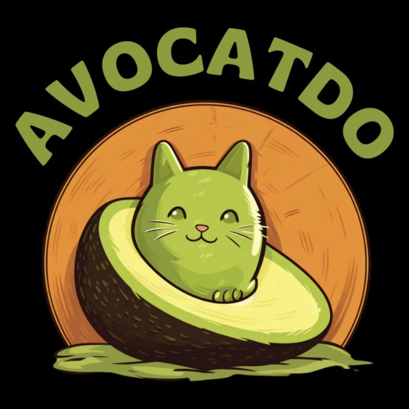 Avocado Cat - Avocatdo