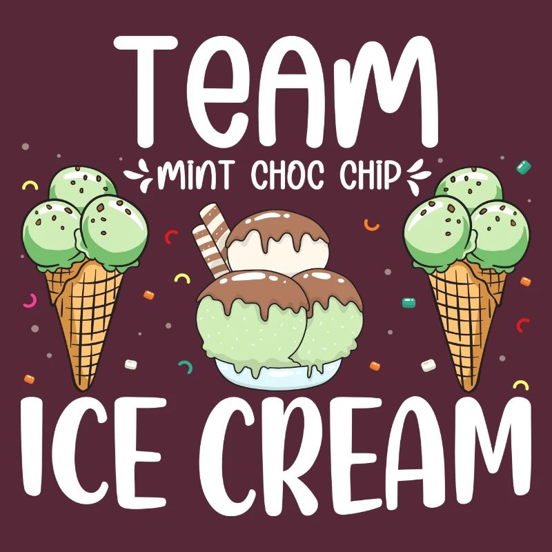 Team Mint Choc Eiswaffel Eiscreme Eis