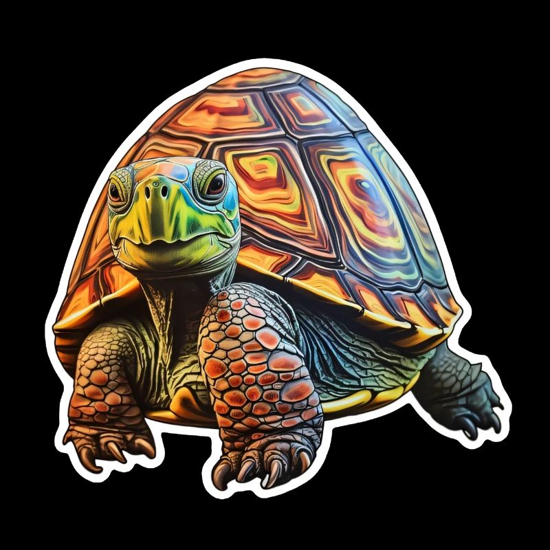 Tortue psychédélique