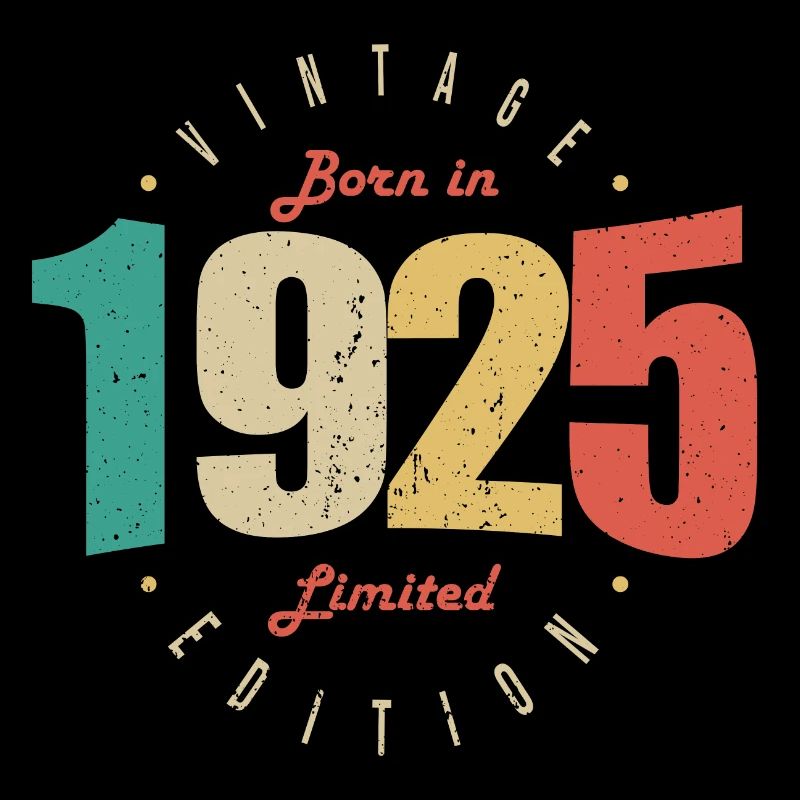 1925 Vintage Retro Birthday Gift 1925
