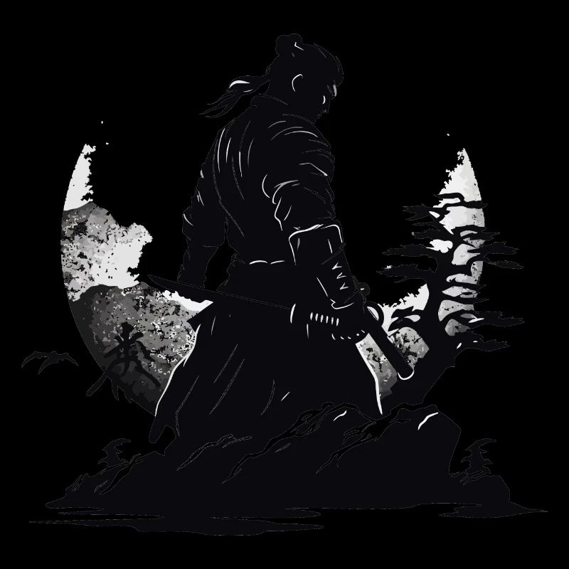 Samurai Krieger Japan Landschaft