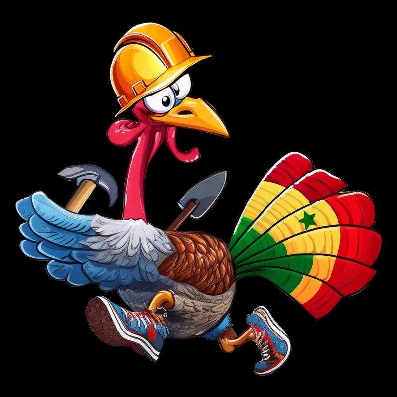 dinde coureuse constructrice Sénégale