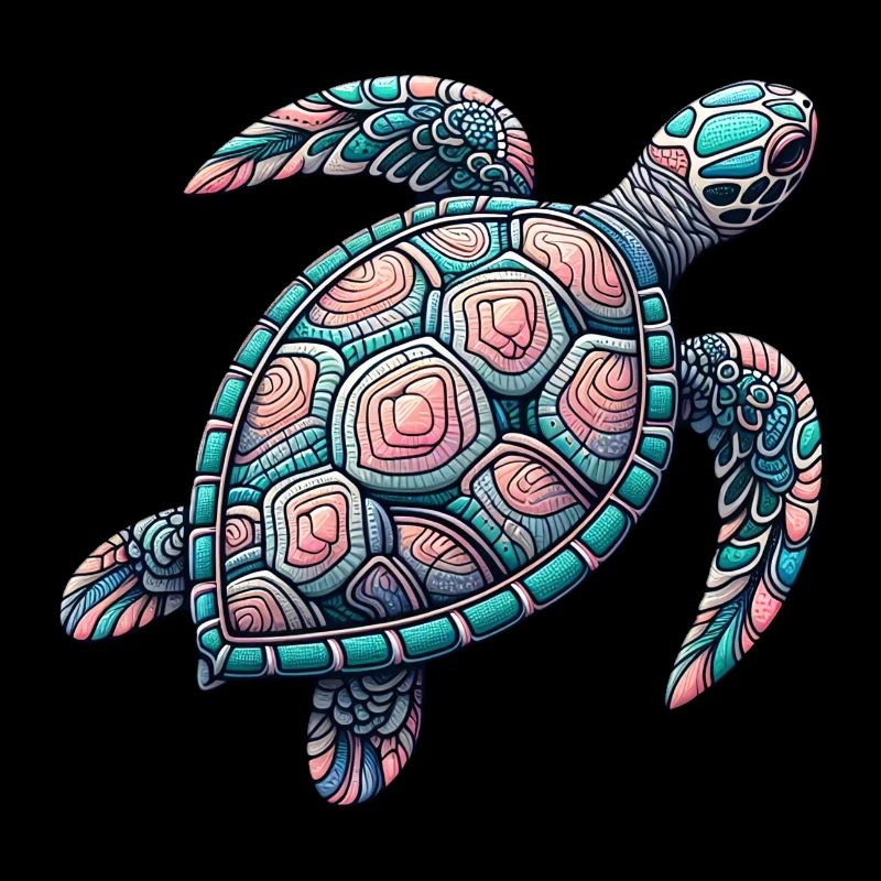 Tortue de mer décorative