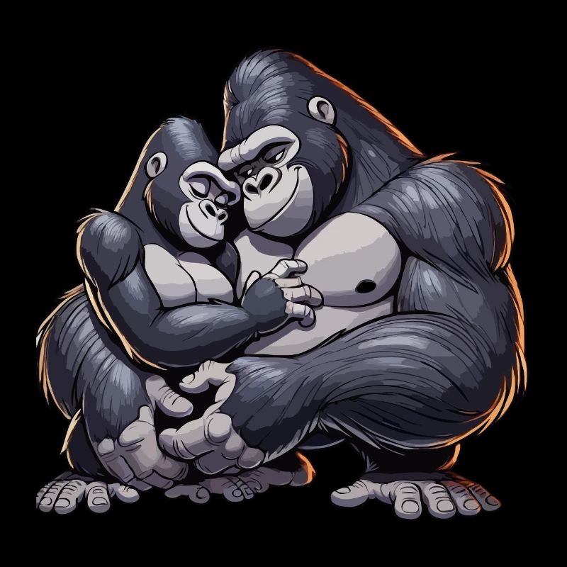 Gorilla-Paar 6