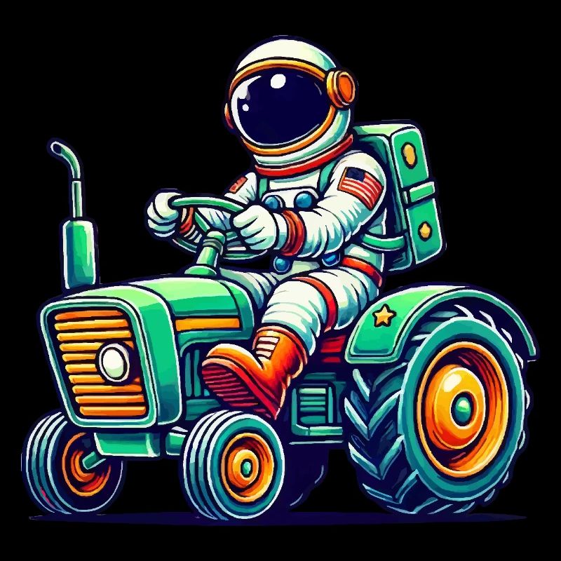 Astronaut Tractor
