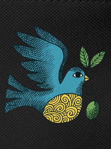 Retro Peace Dove