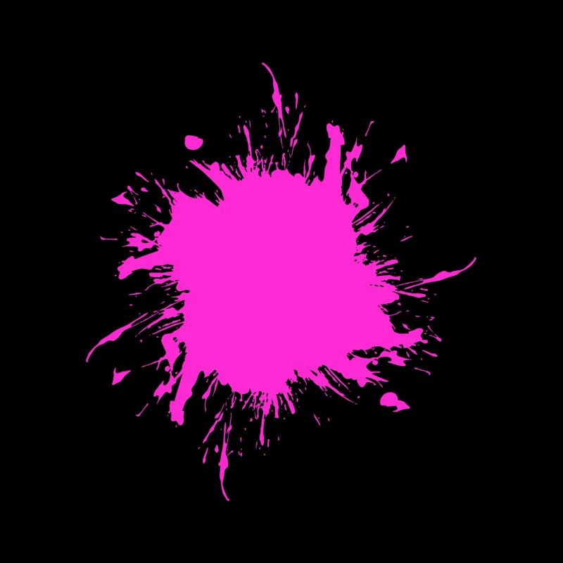 Tache de peinture éclaboussé de saleté rose sale
