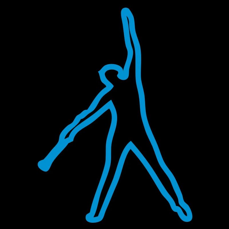 danseuse twirling baton trace