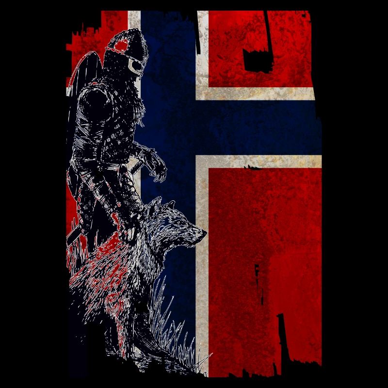 Wikinger Wolf Norwegen