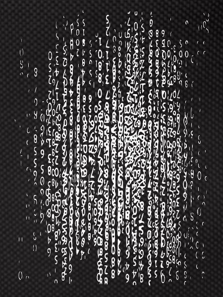 Datenregen-Muster